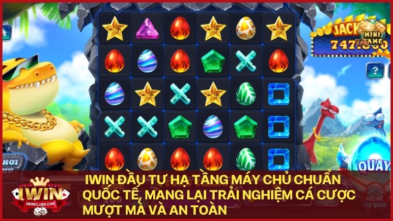 Tốc độ truy cập siêu tốc và bảo mật tuyệt đối nhờ sự đầu tư công nghệ từ Iwin